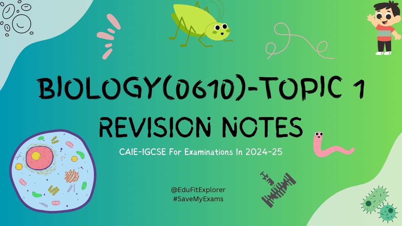 CAIE Biology(0610) | Topic 1 Revision Notes