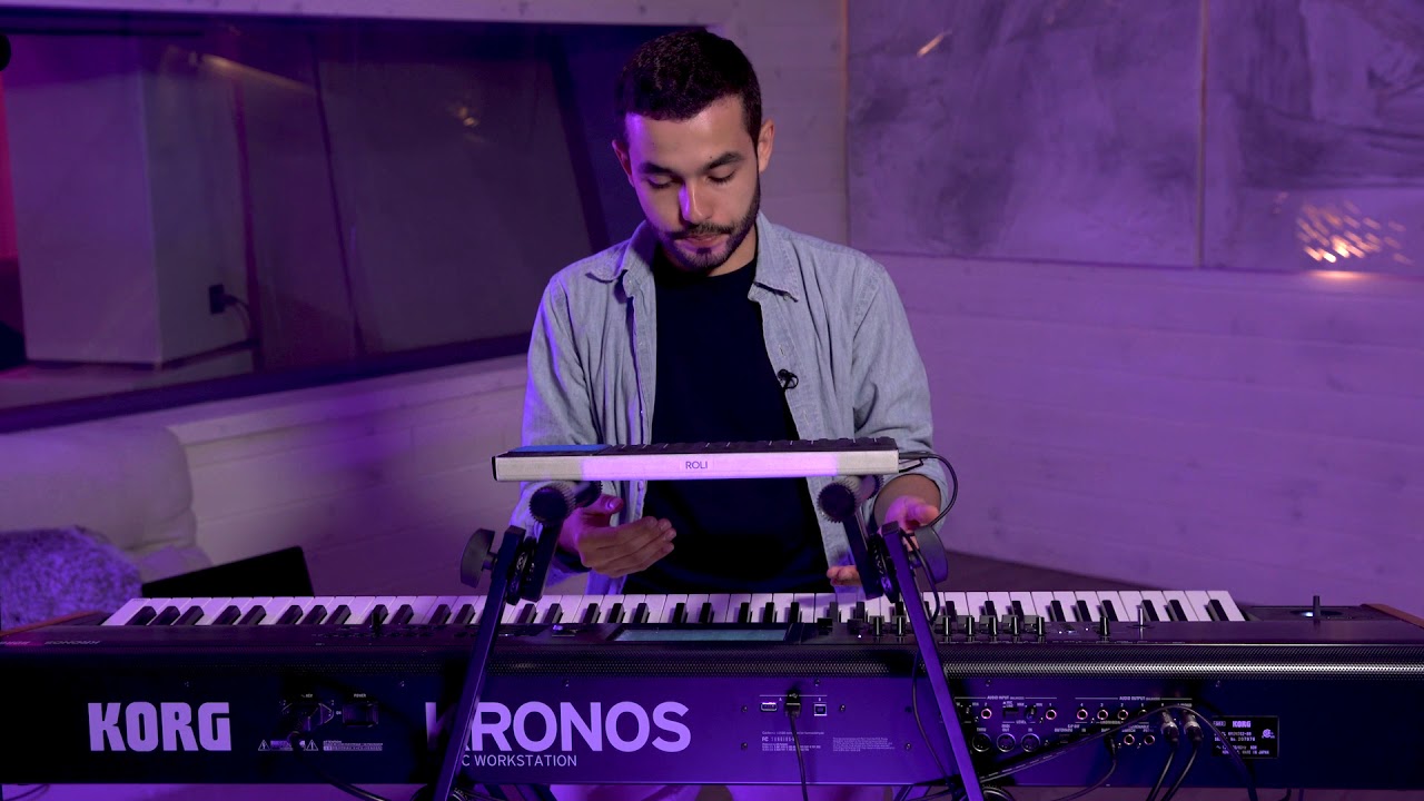 Korg + ROLI Tutorials - Layering and Controlling Effects on the KRONOS with the ROLI Seaboard