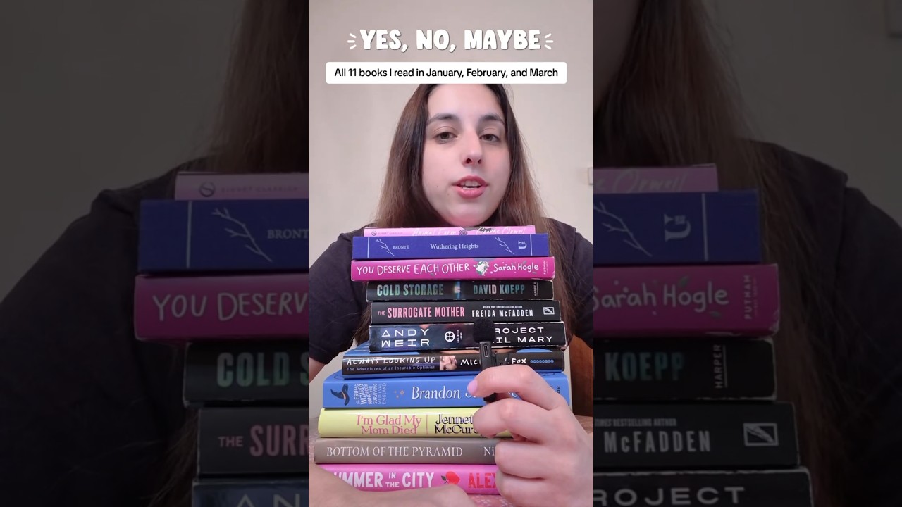 Yes No Maybe | All Of The Books I've Read For The First Quarter of 2026