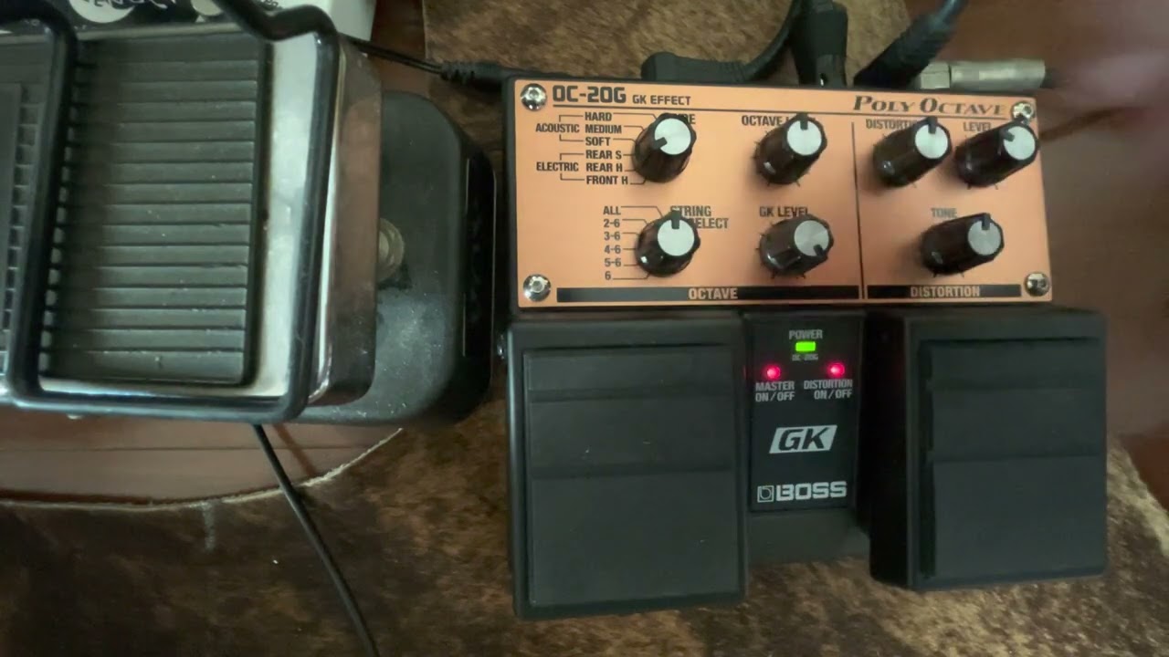 Roland GK-3 Divided Pickup/Boss OC-20G Poly Octave