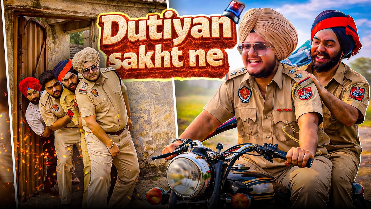 ਡਿਊਟੀਆਂ ਸਖਤ ਨੇ 🚨 || Purewal Paramjit || Jot Harjot || Gourav || Latest Comedy Video