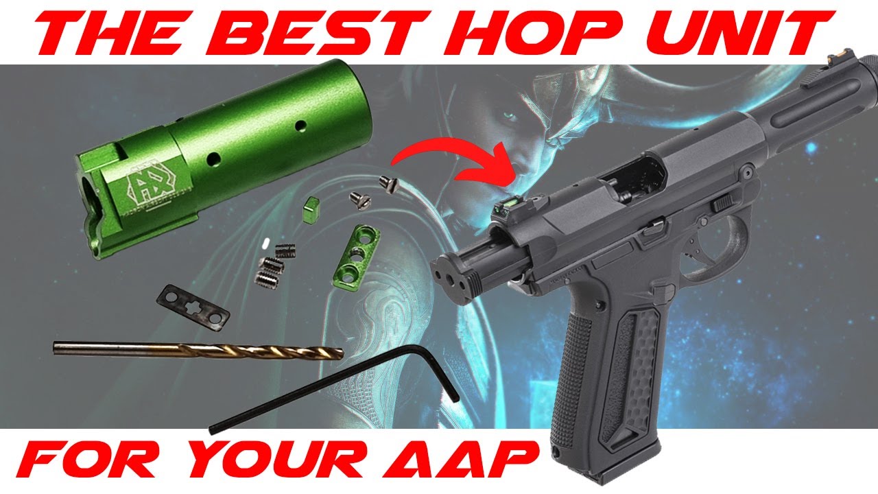 The Best Hop Up Unit for the Action Army AAP-01 (Hadron Airsoft Loki)