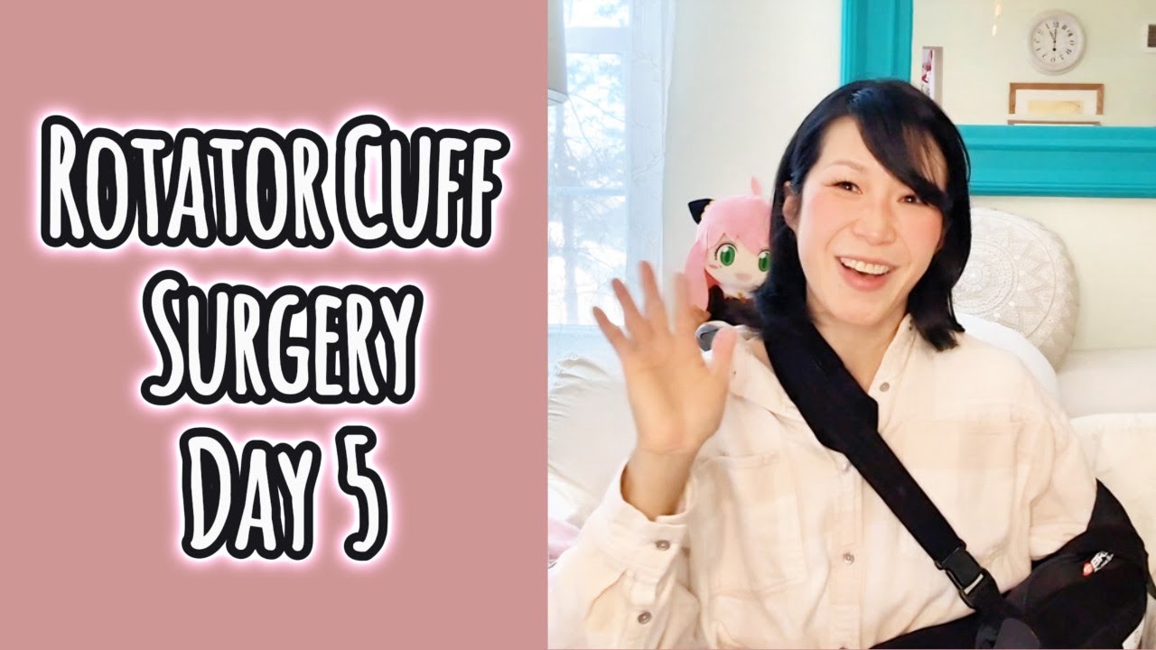 My Rotator Cuff Surgery Recovery VLOG - Day 5