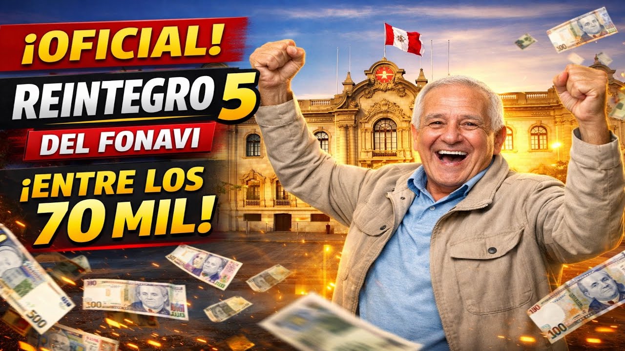 🔴 ¡OFICIAL! Reintegro 5 del FONAVI CONFIRMADO