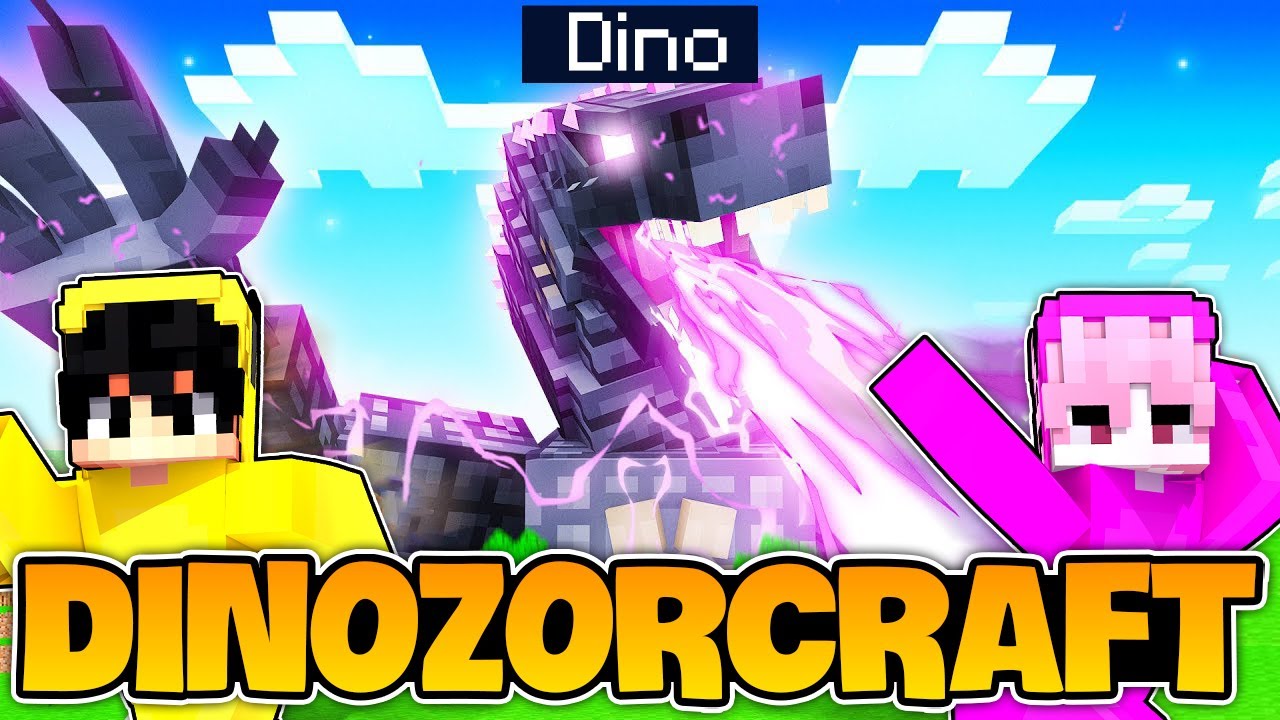 MEGA DİNOZORLAR!! | DinozorCraft | Minecraft | Bölüm 1
