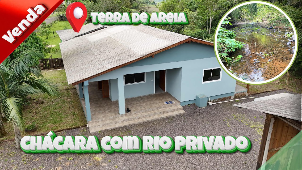 CHÁCARA com RIO PRIVADO em Terra de Areia-RS