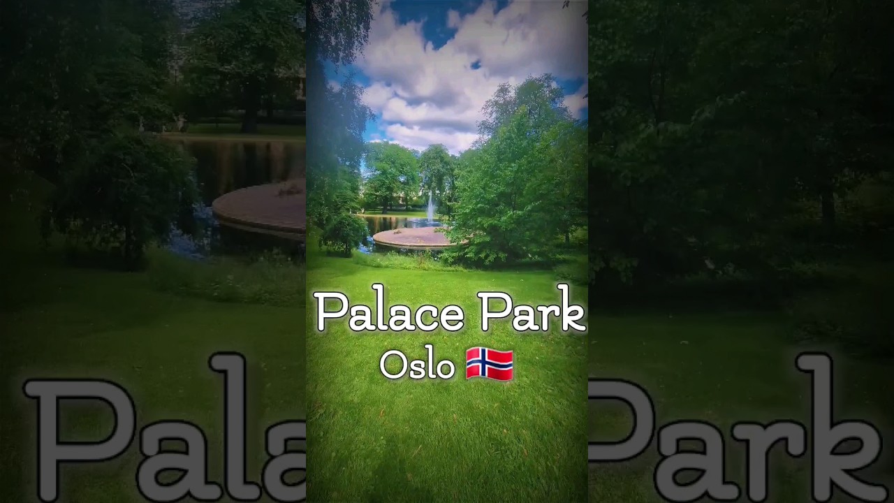Beautiful summer day at Palace Park in Oslo, Norway,  #short #shorts #shortvideo