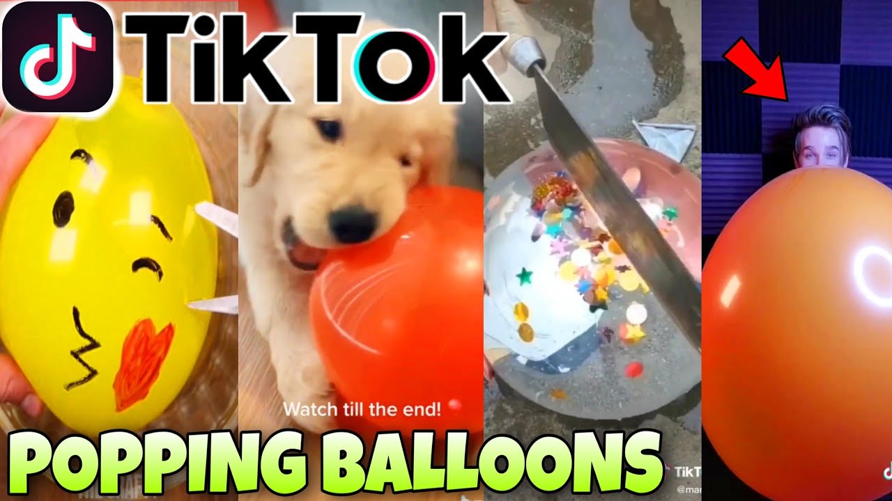 Weird & Funny BALLOON Popping Tik Tok Videos!  Compilation #balloon #tiktok #inflatable #popping