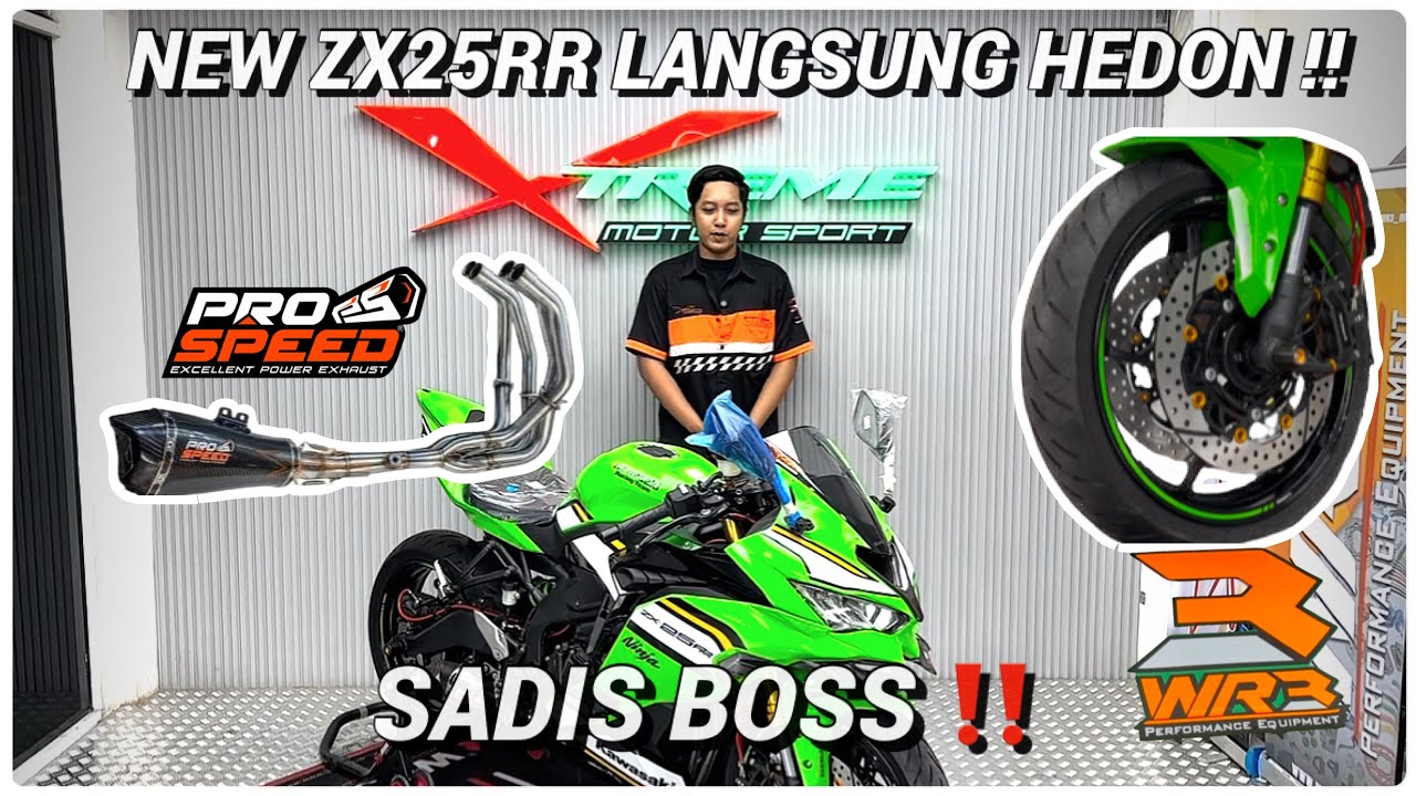 NEW !! KAWASAKI ZX25RR MODIFIKASI  LANGSUNG DOUBLE DISK.SADISSS