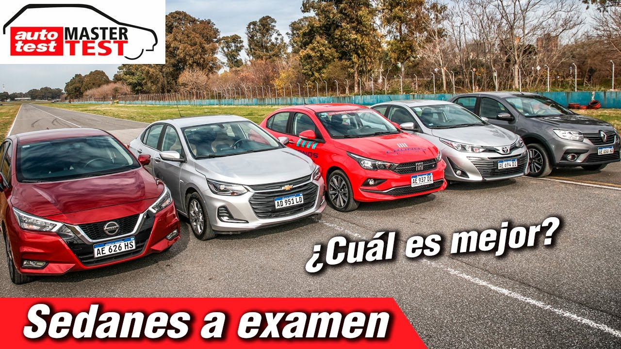 Fiat Cronos, Chevrolet Onix, Renault Logan, Nissan Versa y Toyota Yaris - Test Drive - Master Test