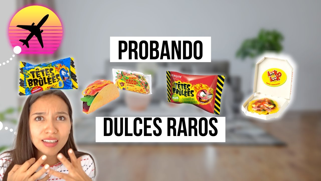 MEXICANA PROBANDO DULCES  RAROS EN FRANCIA / LIZZMEX