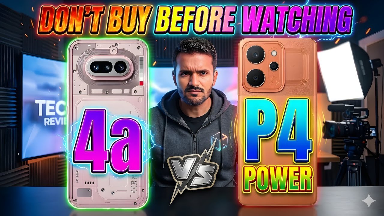 Realme P4 Power vs Nothing Phone 4a 😱 Performance, Gaming aur Battery Test me kaun jeetega?