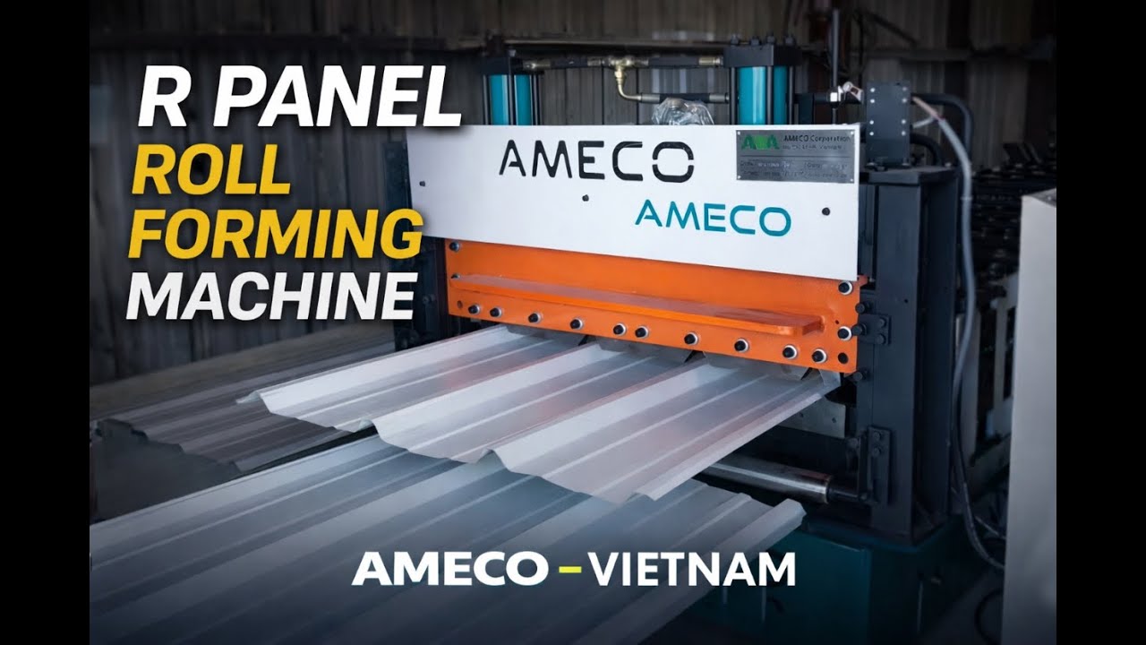 PBR & R PANEL ROLL FORMING MACHINE | METAL ROOFING MACHINE FOR USA #roll forming machine #PbrPanel