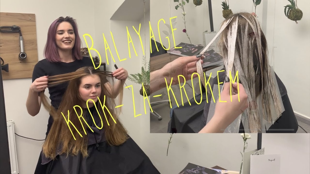 Balayage na barven&yacute;ch vlasech [OČIMA KADEŘN&Iacute;KA]