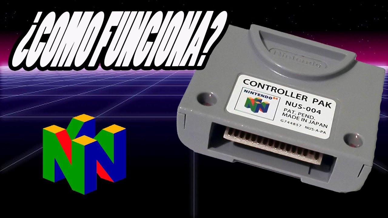 ▷ Como Usar el Controller Pak de Nintendo 64