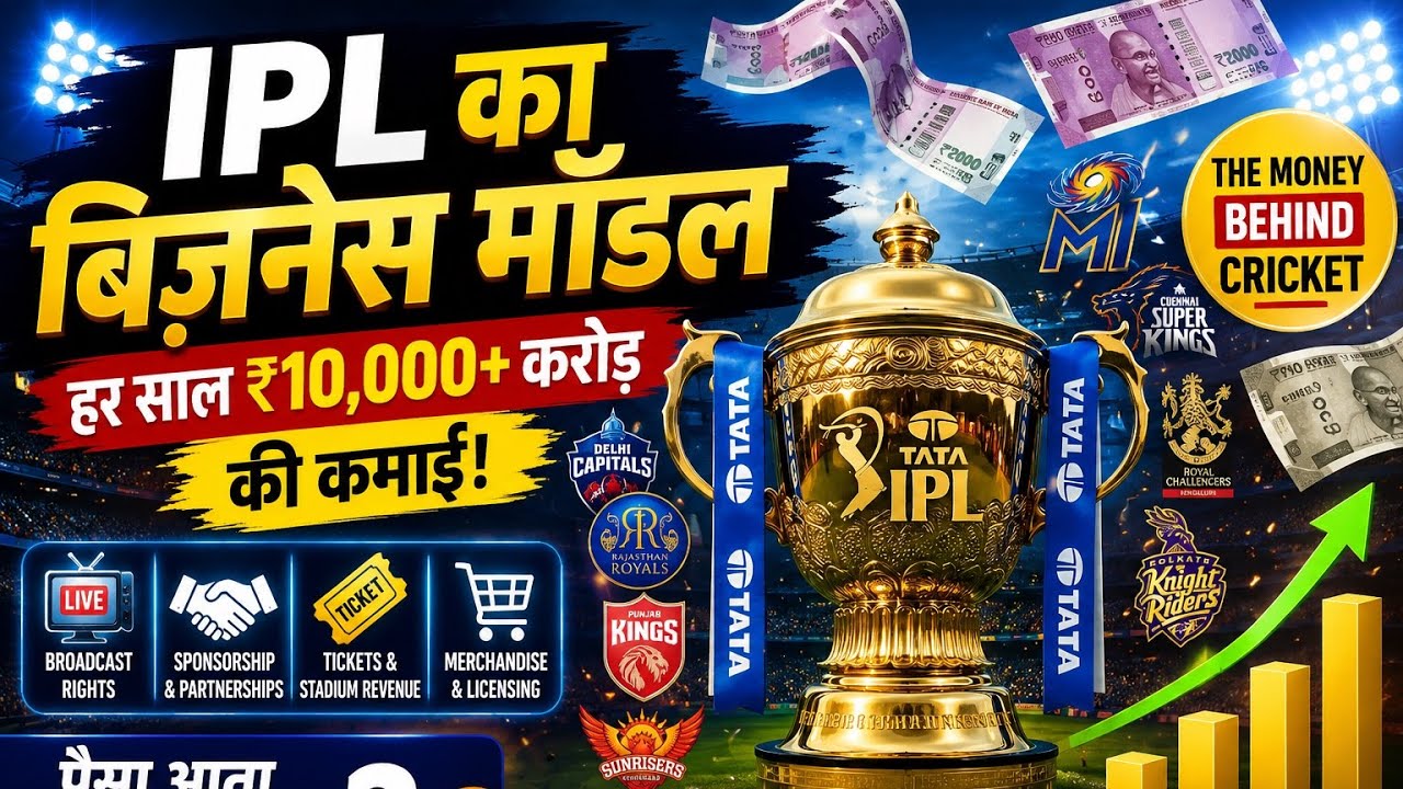 IPL business module explanation.          #ipl #iplbusiness #iplsponsors #iplrevenue #iplprize 
