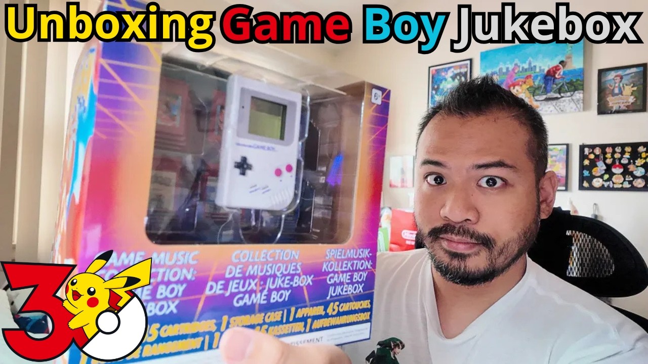 Unboxing the Pok&eacute;mon Red & Pok&eacute;mon Blue Game Music Collection: Gameboy Music Jukebox #pokemon