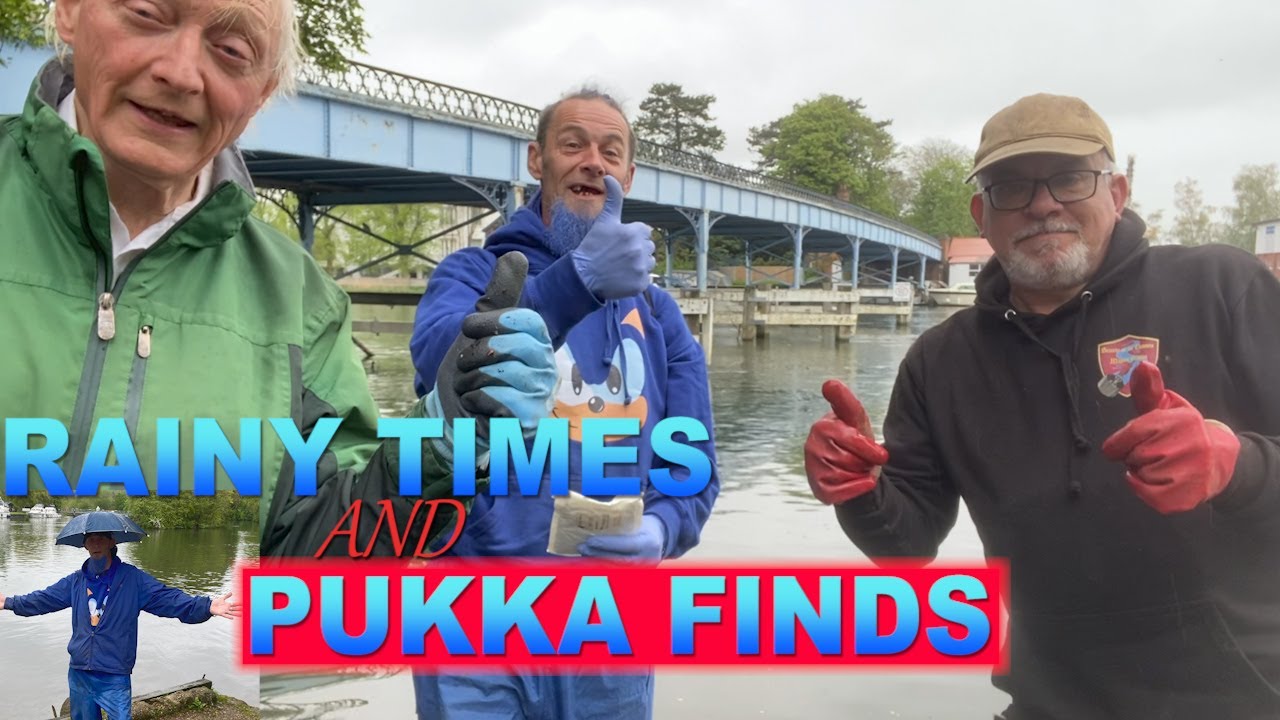 Rainy times and pukka finds magnet fishing and cleaning the waterways
