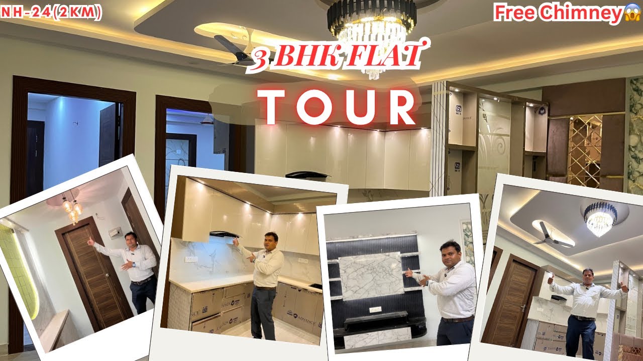 3BHK LUXURY FLAT IN GHAZIABAD 🏡 | DWARKA CITY | GREATER NOIDA WEST ✨