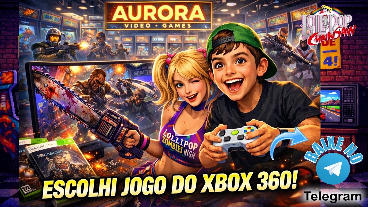 GAMEPLAY LOLLIPOP CHAINSAW PTBR XBOX 360 PARA SEU XPLOIT - JOGO COMPLETO!
