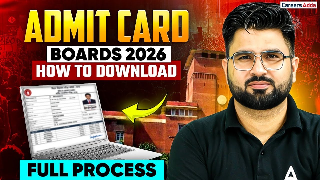 CBSE Admit Card 2026 🔥How to Download Step by Step Process 📑Class 10 and 12 Admit Card Update 📑
