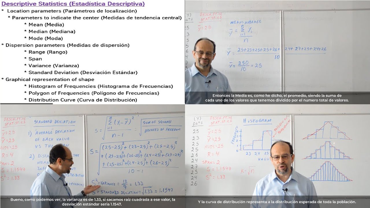 PSE 100) Descriptive Statistics (Estadística Descriptiva)