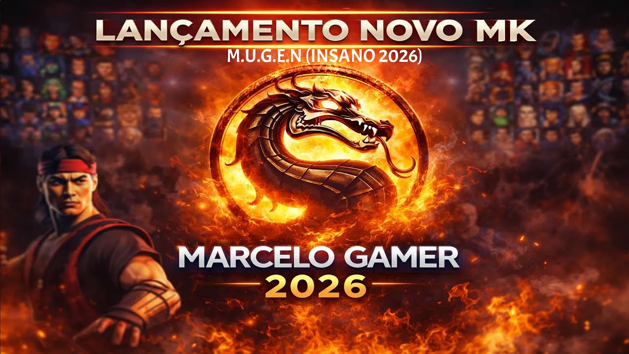 🔴EM BUSCA DO CHEFE CONSEIDEI E SHAO KAHN KING MOD!! MORTAL KOMBAT MARCELO GAMER 2026