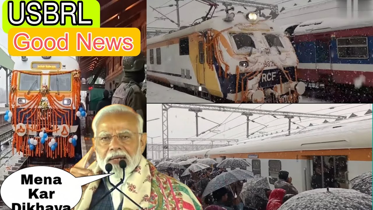 Train Service Started | Sangaldan To Srinagar | Usbrl Update | Inauguration By PM Modi Ji | USBRL