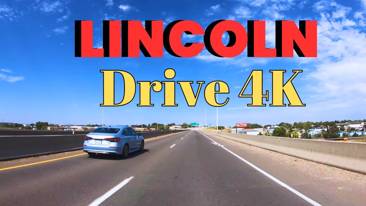 Drive Tour 4K | Highway 77, I-180, & K Street, Lincoln, Nebraska, USA | Driving Vlogs Highway | 2024