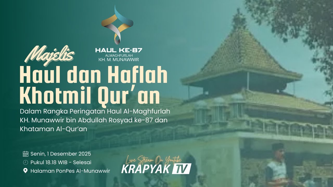 Majelis Haul ke 87 Al Maghfurlah KH. Muhammad Munawwir | Krapyak Yogyakarta