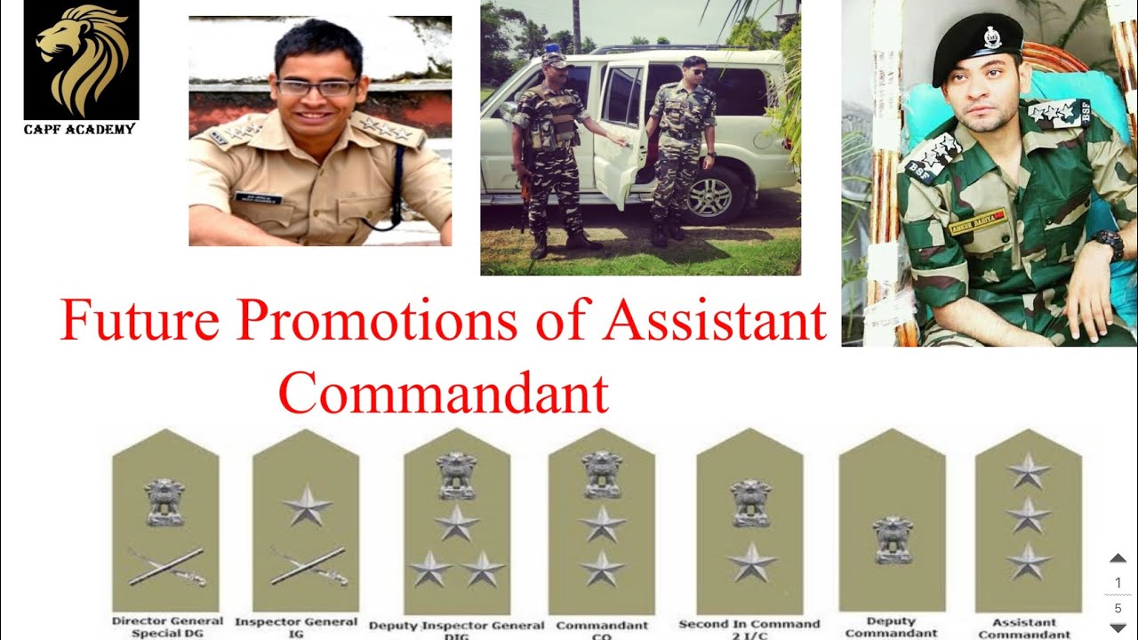 Future Promotions of Assistant Commandant || UPSC CAPF AC