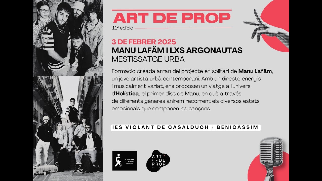 MANU LÄFAM  I LXS ARGONAUTAS en directe. ART de prop.