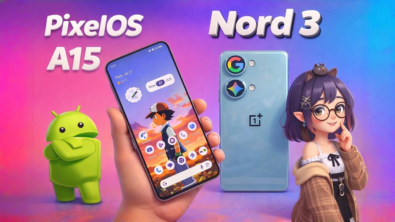 Pixel OS 😱 👉 Android 15 on Nord 3?⚡@_techibee