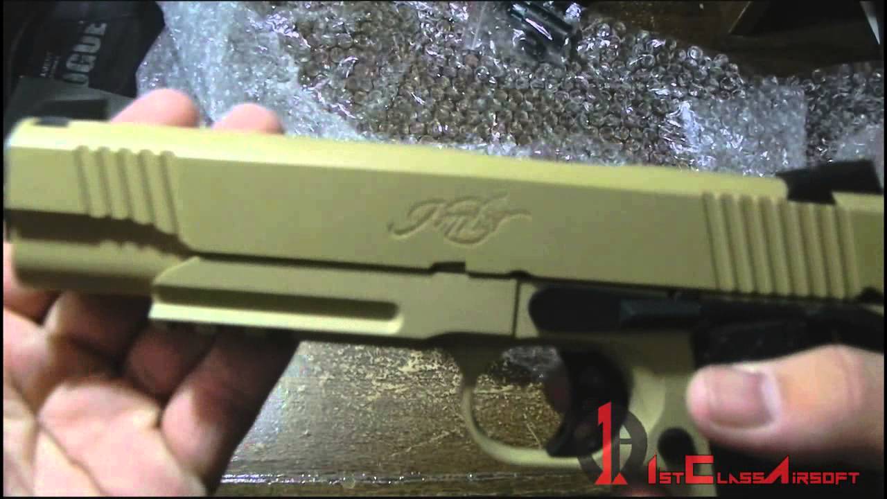 ARMY [R28] 1911 Kimber Desert Warrior Airsoft Pistol