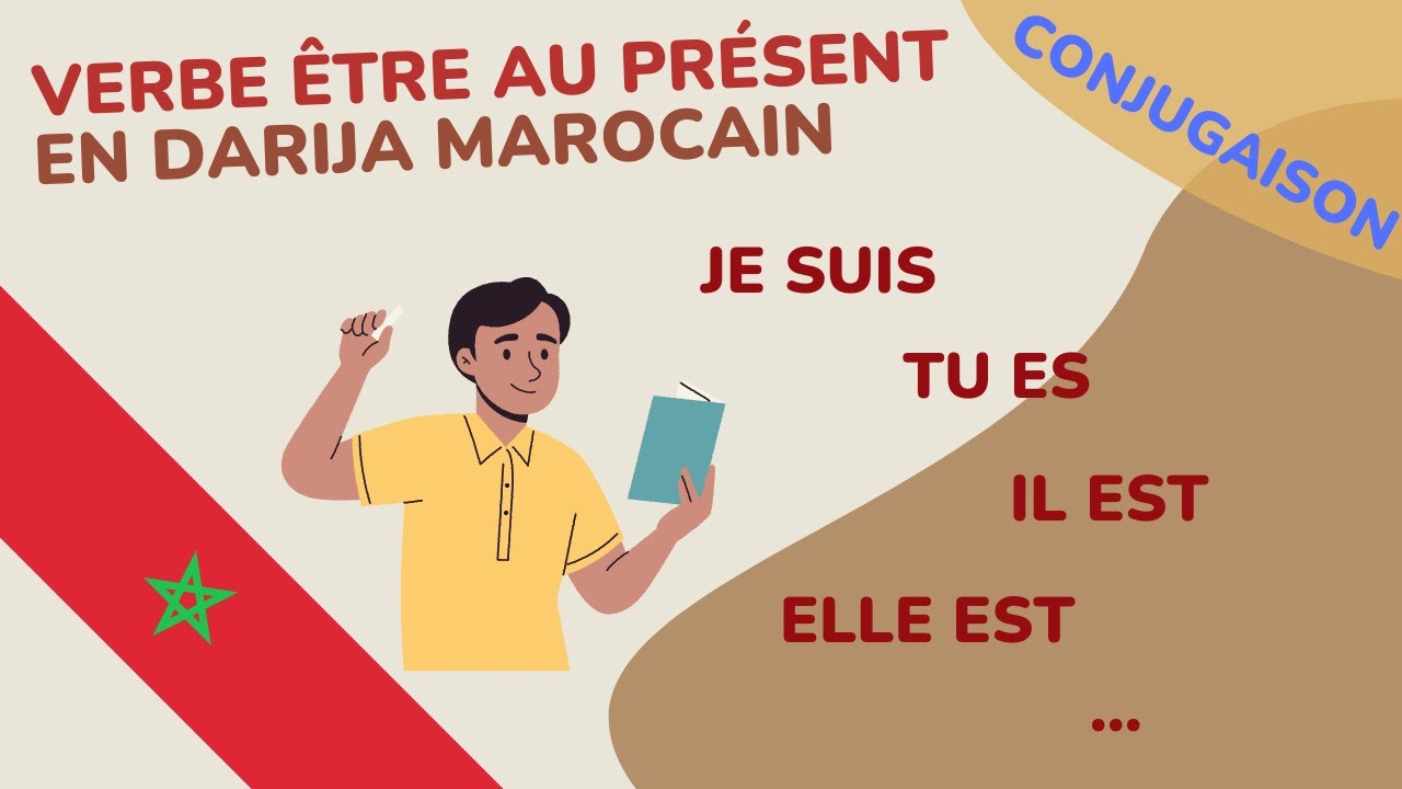 #4 🇲🇦​ Apprendre le darija/arabe marocain : CONJUGAISON - le verbe être au présent