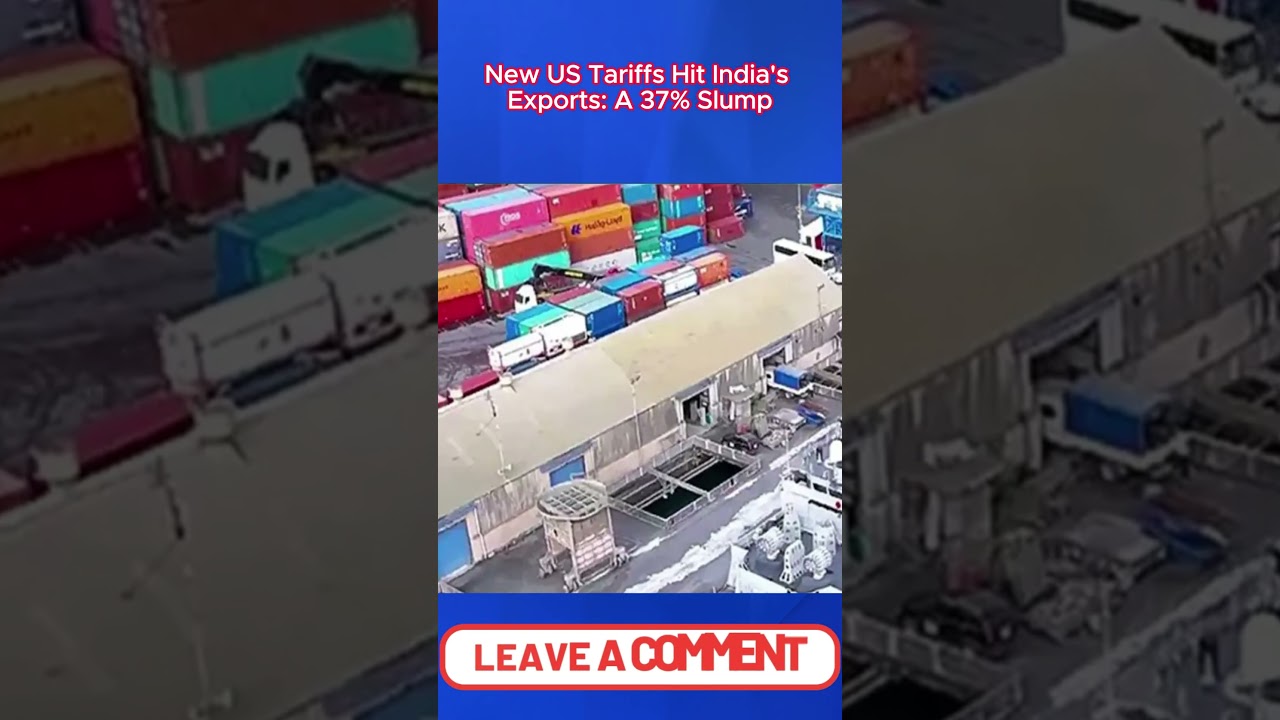 New US Tariffs Hit India's Exports: A 37% Slump