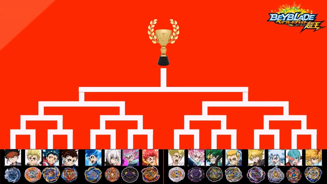 Beyblade Burst Sparking Tournament Round of 16 ベイブレードバースト超王 トーナメント 베이블레이드 버스트 슈퍼킹 토너먼트