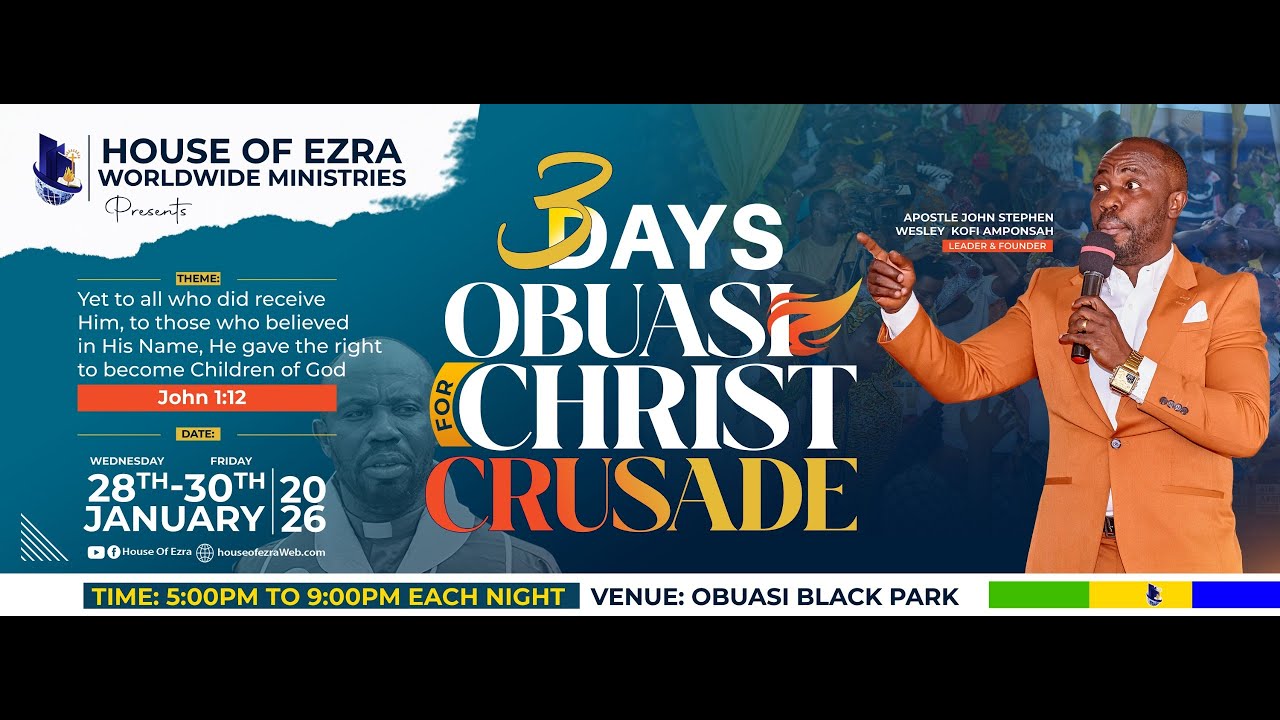 HOUSE OF EZRA WORLDWIDE MINISTRIES GH.TUESDAY MIRACLE SERVICE. || 27TH JANUARY, 2026
