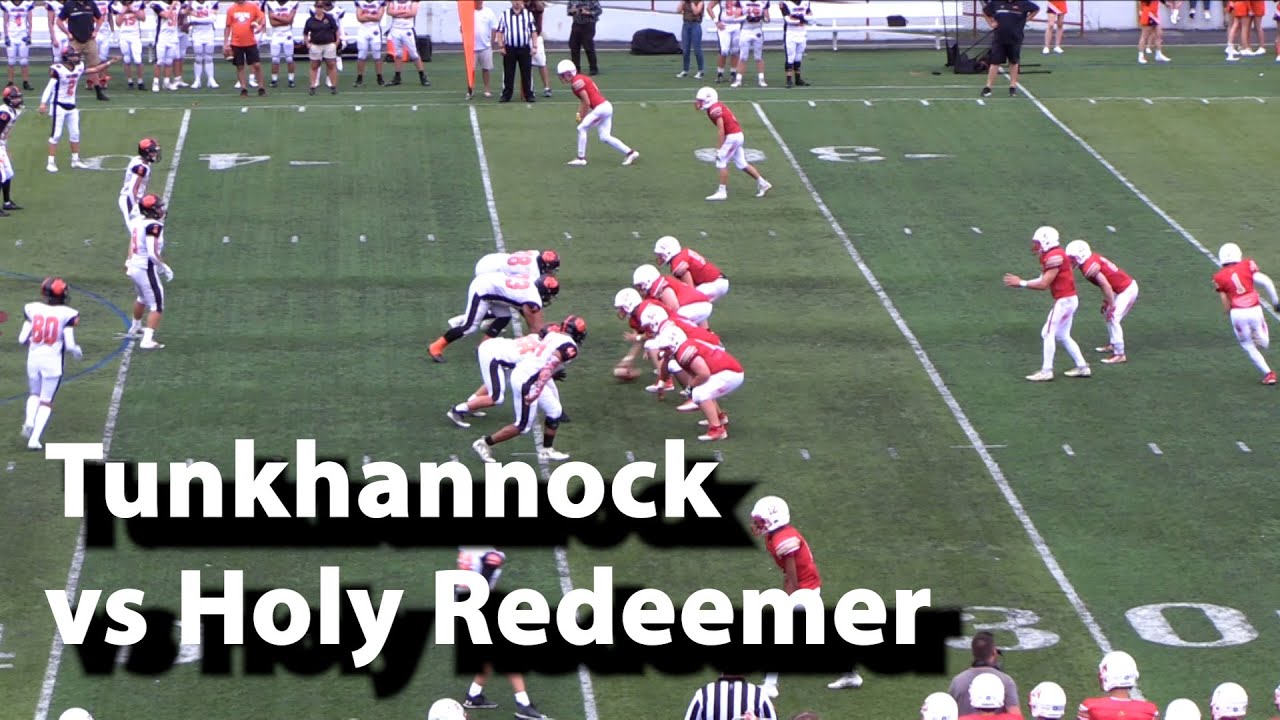 Tunkhannock vs Holy Redeemer 9/9/23 First half before calling the game for lightning