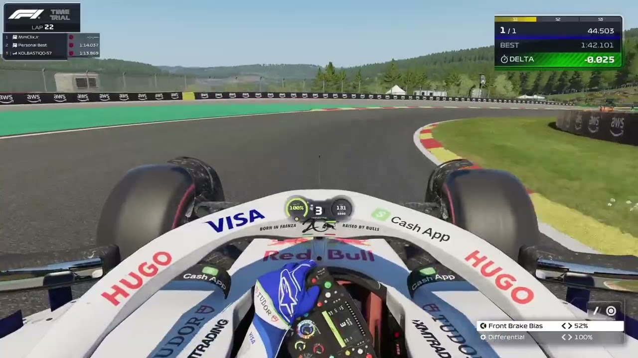 F1 25 Belgium hotlap