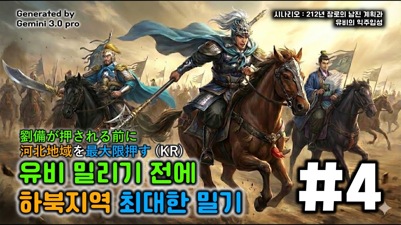 삼국지 8 Remake 마초 pt.4 현덕공 거기서 딱 버티쇼 [리안토니오Live]
