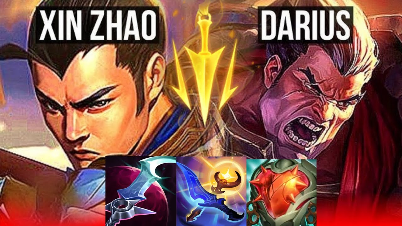 Xin Zhao TOP DESTROYS Darius - League of Legends Gameplay