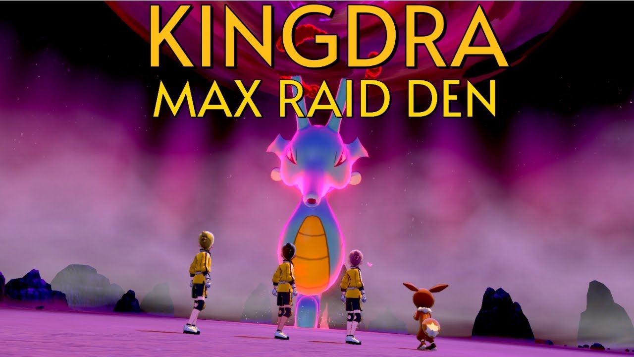 How to Get Kingdra in Max Raid Dens | Pokémon Sword & Shield (Isle of Armor)