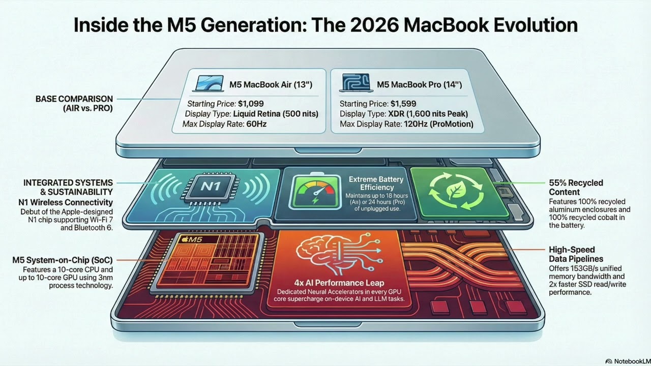 Apple M5 MacBook Pro Benchmarks and Technical Specifications