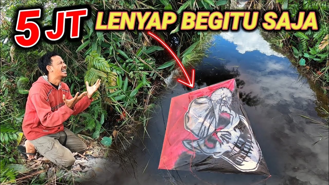 ENOJPS GALAU BERAT LAYANGAN 5JT TERJUN BEBAS DI PARIT KERAMAT 
