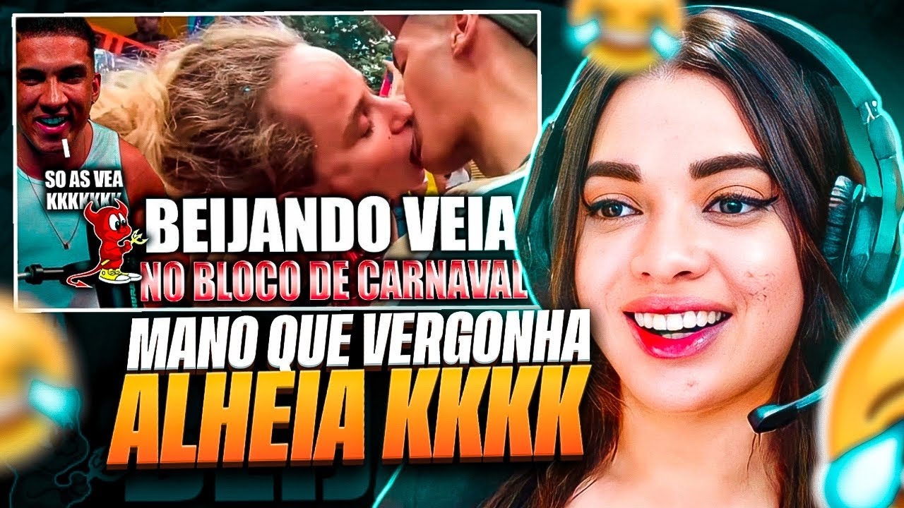 HUDSON REAGINDO BEIJANDO VEIA NO BLOCO DE CARNAVAL DE RUA SP 2023 BEIJANDO DESCONHECIDAS | [REACT]