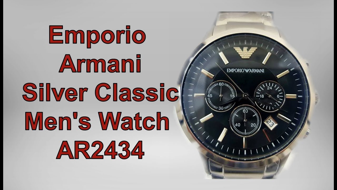 Emporio Armani ar2434. Unboxing