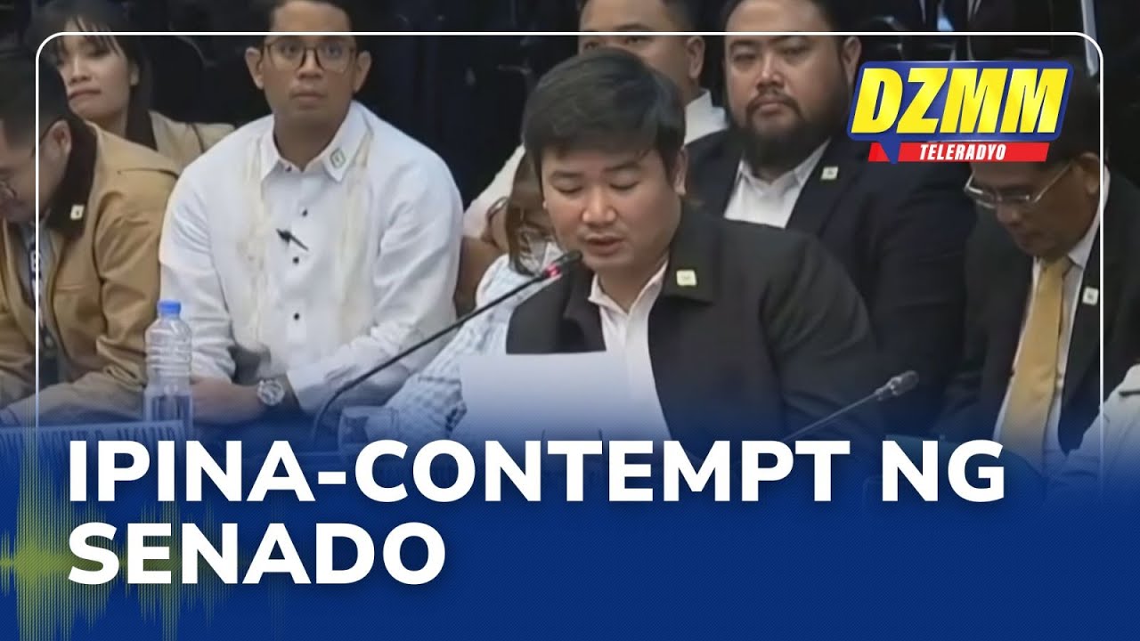 Ex-Bulacan engineer cited in contempt for denying casino alias in Senate probe | (08 September 2025)