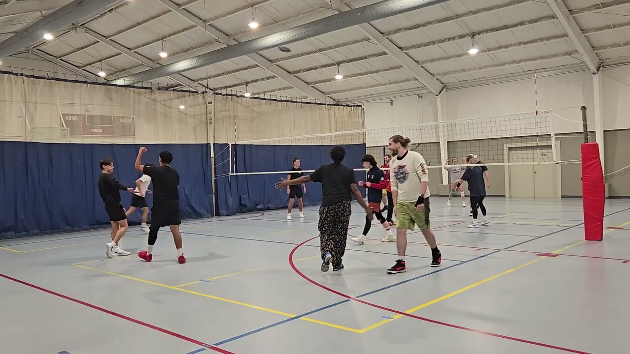 Indoor Volleyball Open Gym Game 1