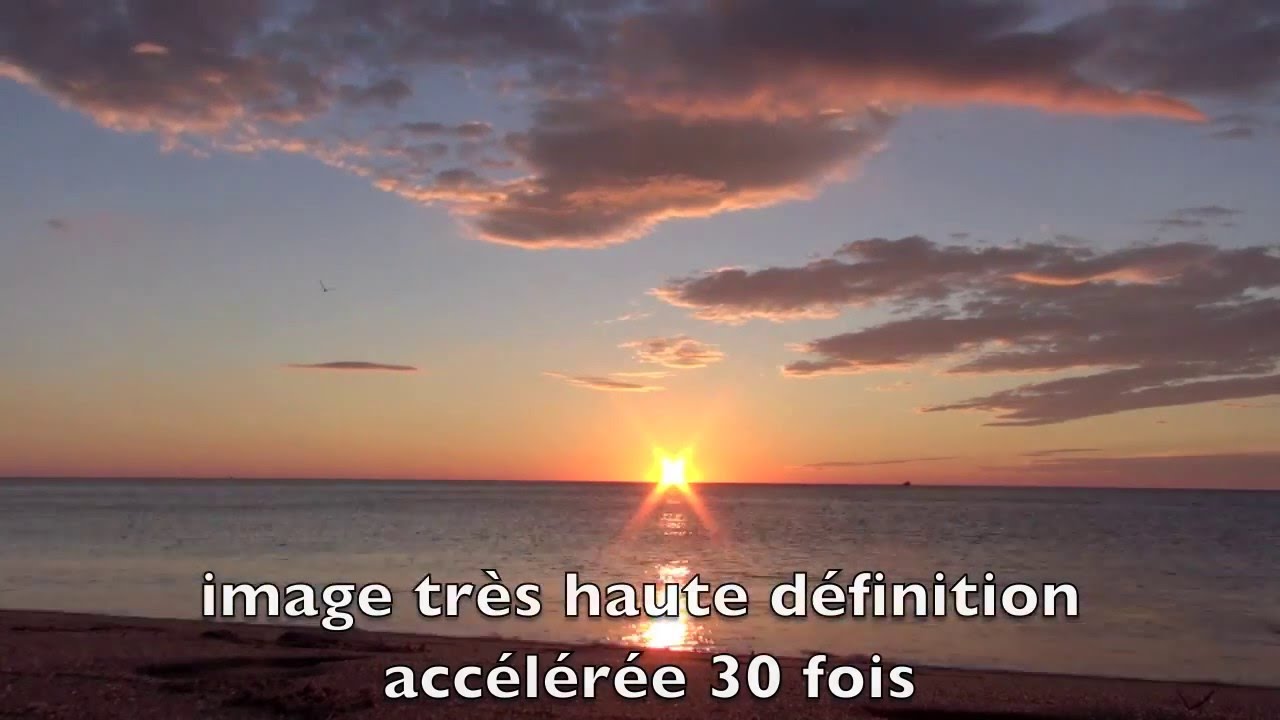 Lever de soleil Août 2013 Plage du Village naturiste Aphrodite à Port Leucate